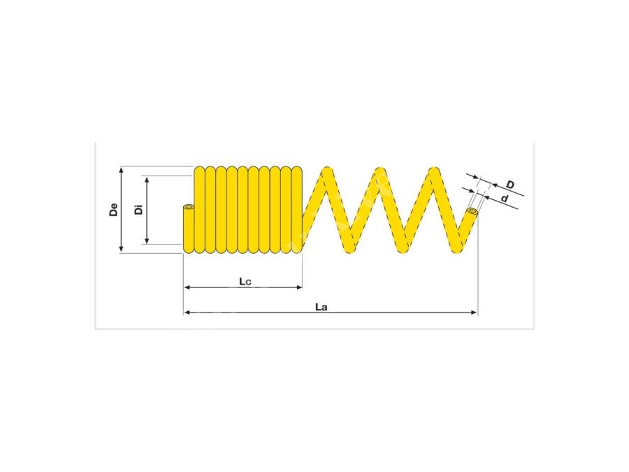 PA11 Zik Zak Spiral Hortum 