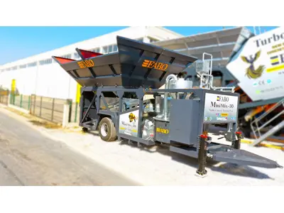 30 m3/h Kapazität Mobile Betonmischanlage