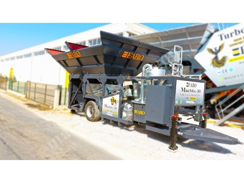 30 m3/h Kapazität Mobile Betonmischanlage