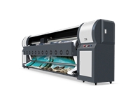 4 - 8 Kafalı 3200 mm Solvent Dijital Baskı Makinası