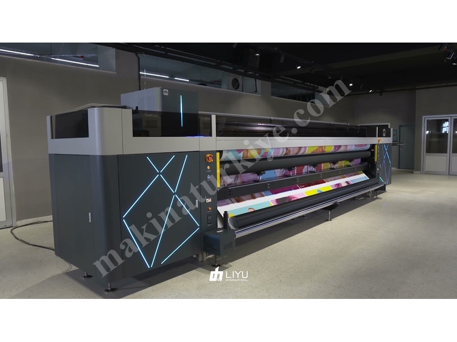16 Kafalı (8700X1620x1971 Mm) Uv Baskı Makinası