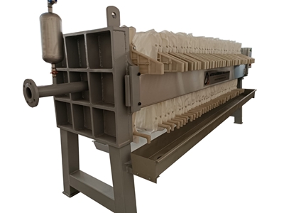 800x800 mm Çamur Susuzlaştırma Atık Su Arıtma Mermer Çamuru Maden Filtre Presi - 2