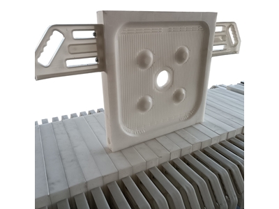 800x800 mm Çamur Susuzlaştırma Atık Su Arıtma Mermer Çamuru Maden Filtre Presi - 4