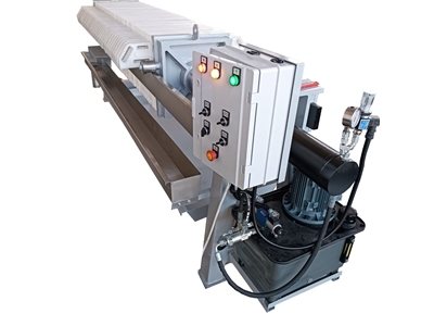 800x800 mm Çamur Susuzlaştırma Atık Su Arıtma Mermer Çamuru Maden Filtre Presi - 6