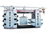 Флексографская печатная машина 6-цветная 130 см Stack Tip - 12