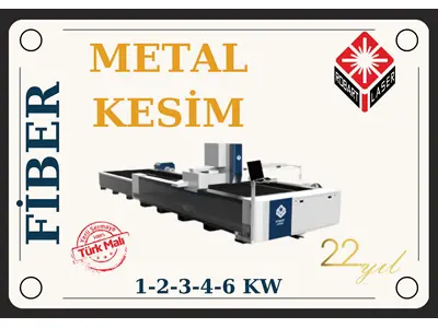 Metal Kesim Lazeri 2-3-4 Kw Fiber Lazer