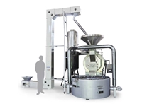 Machine de torréfaction de biscuits, malt et cacao avec système PLC - 1