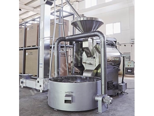 PLC System Roasting Machine for Cookies, Malt, Cocoa
