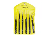 676 (6 Piece) Antistatic Precision Electronic Tweezer Set İlanı