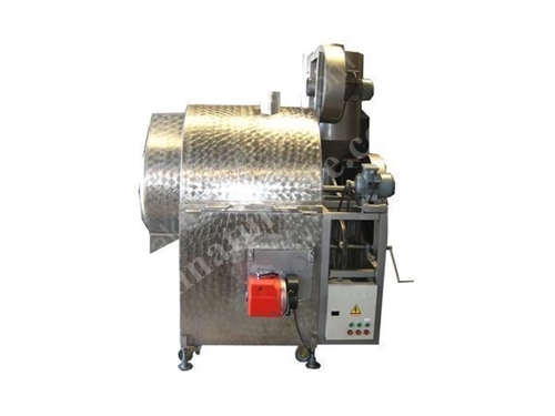 75 Kg /Hour Rotating Nuts Baking Oven 