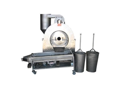 75 Kg / Hours Siflon And Screen Rotary Baking Oven  - 1