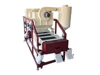 4 Tons/Hour Vibrating Nuts Sieving Machine - 0