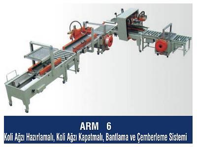 ARM 6 Koli Ağzı Kapatma Bantlama Çemberleme Sistemi 