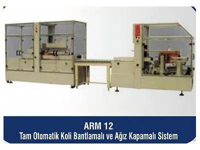 ARM 12 Tam Otomatik Koli Hazırlama, Koli Alt Ve Üst Bantlama Sistemi  İlanı