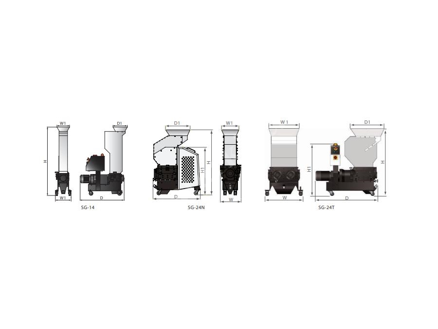 SG 1411 (2 Kg/Saat Kapasiteli) Eleksiz Kırma Makinesi