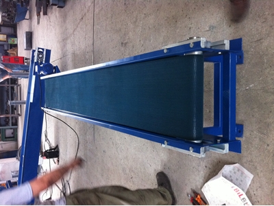 Rubber Belt Conveyor for Sensitive Products - 0