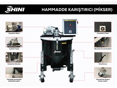 SSM 160U Düşük Kapasiteli Hammadde Karıştırma Mikseri - 12