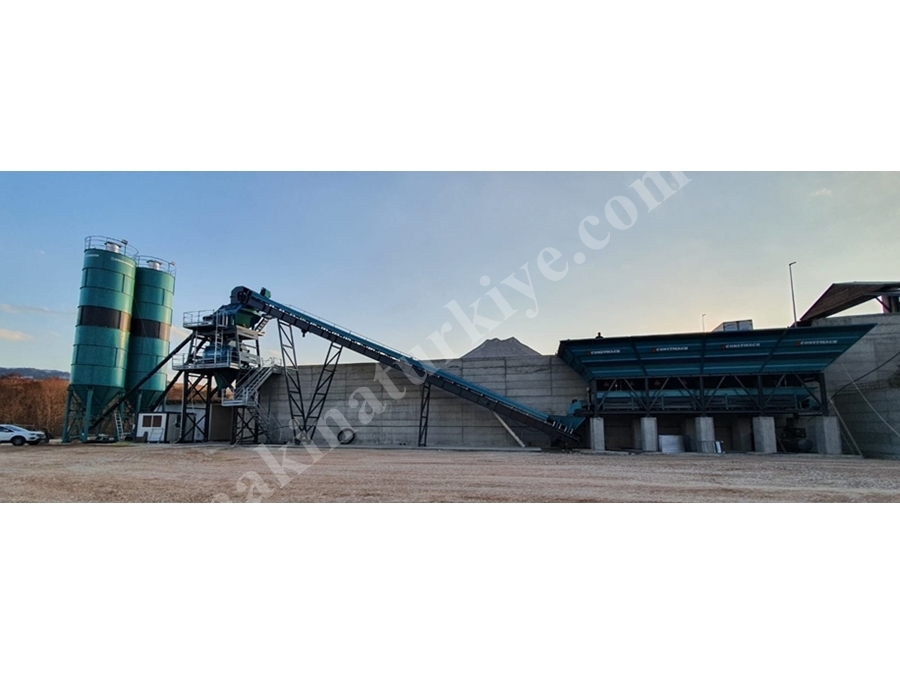 100 m³ / Saat Üretim Kapasitesi Sabit Tip Beton Santrali