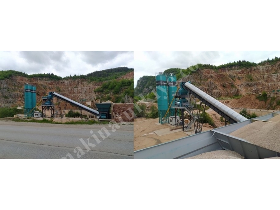 120 m³ / Saat Üretim Kapasitesi Sabit Tip Beton Santrali
