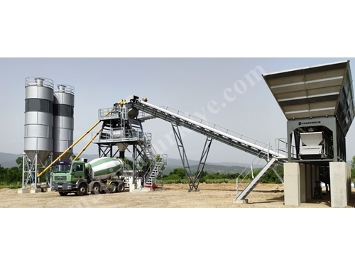 160 m³ / Saat Üretim Kapasitesi Sabit Tip Beton Santrali