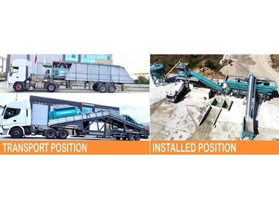 120 M³ / Saat Üretim Kapasitesi Mobil Beton Santrali - 4
