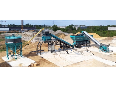 120 M³ / Saat Üretim Kapasitesi Mobil Beton Santrali