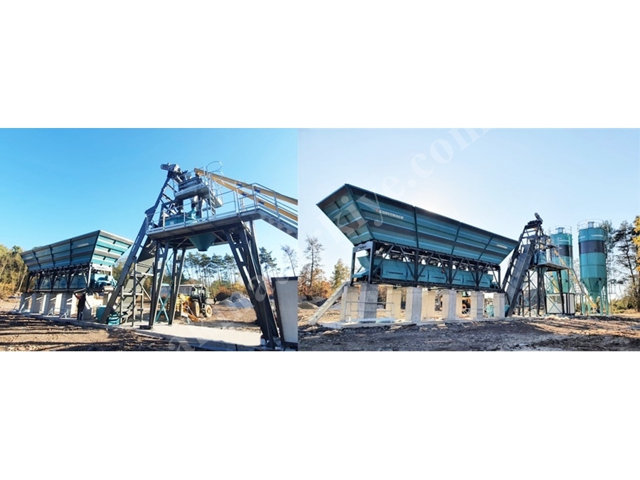 100 M³ / Saat Üretim Kapasitesi Tam Otomatik Beton Santrali