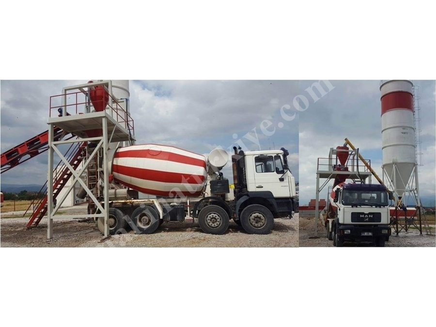60 M³ / Saat Üretim Kapasitesi Kuru Tip Beton Santrali