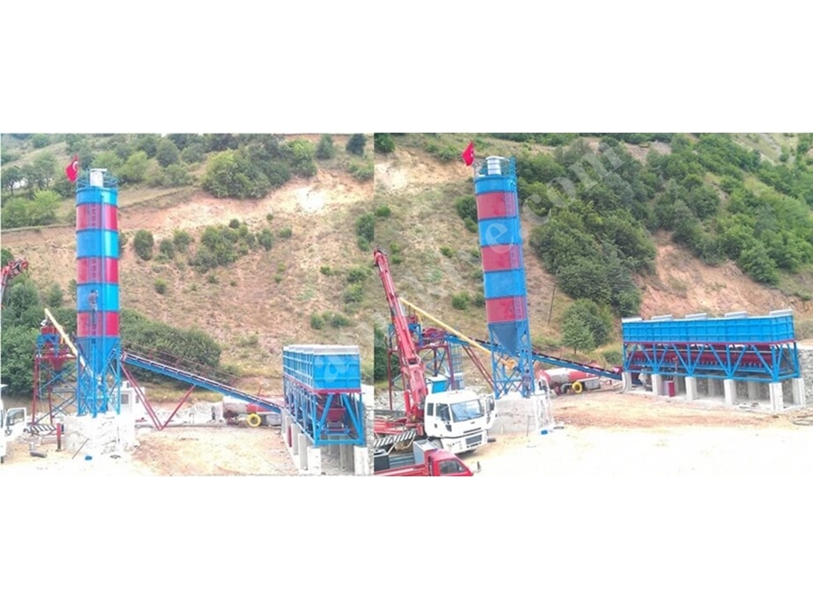 100 M³ / Saat Üretim Kapasitesi Kuru Tip Beton Santrali