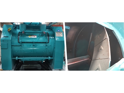 1250 Lt Kapasiteli Taze Beton Hacmi Tek Şaftlı Karıştırıcı - 0