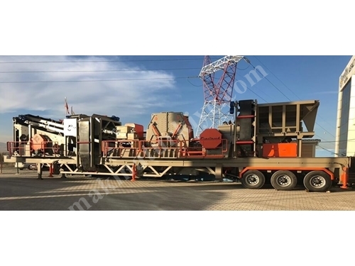 80 Tph Üretim Kapasitesi Mobil Kırma Eleme Tesisi