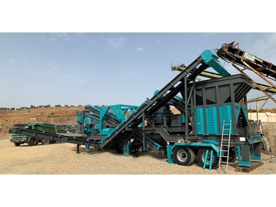 Max 200 Ton / Saat Kapasiteli Mobil Kum Kırma Tesisi - 0