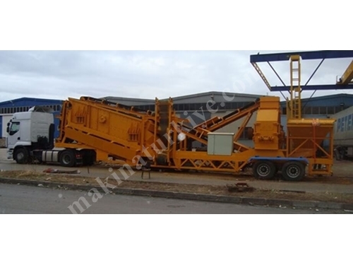 Max 170 Ton / Saat Kapasiteli Mobil Kırma Tesisi