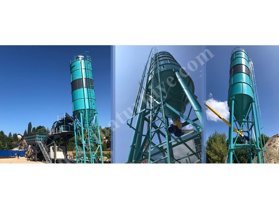 75 Ton Silo Kapasitesine Sahip Çimento Silosu