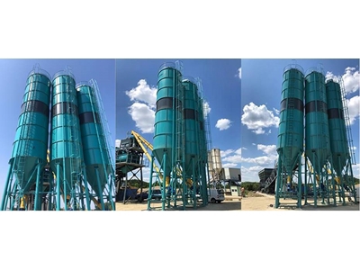 100 Ton Silo Kapasitesine Sahip Çimento Silosu