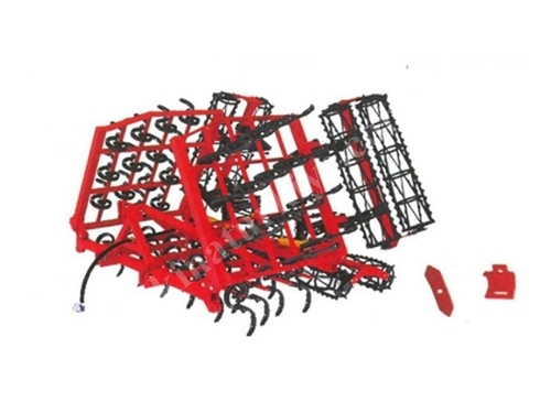 43 Hp Tractor Power Spring Cultivator Rotary Harrow Combination