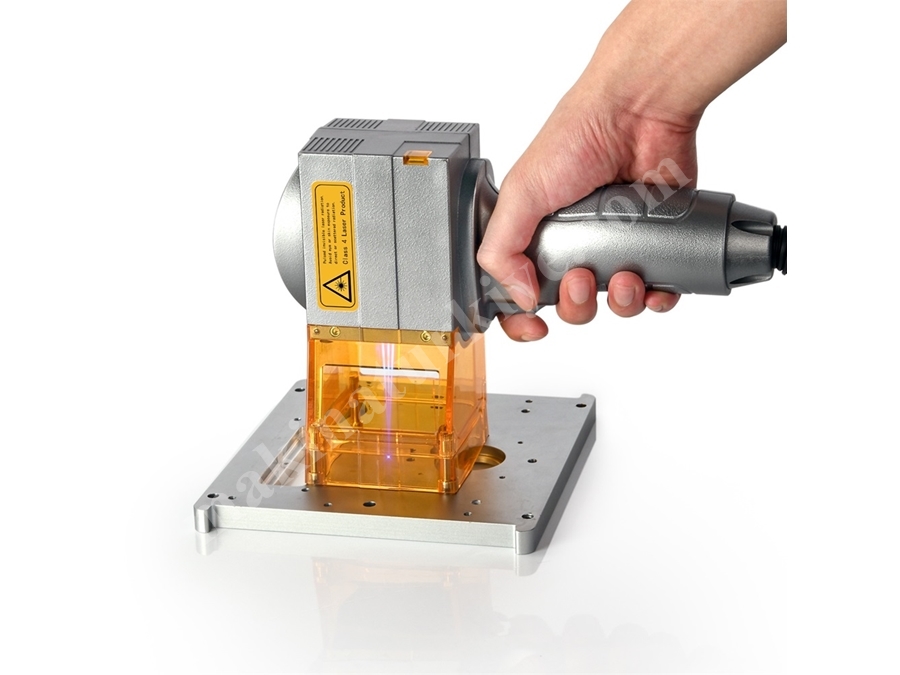 20 Watt Bataryalı 100x100mm  Mobil Fiber Lazer Markalama Makinası 