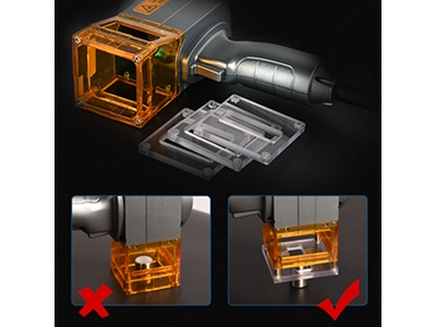 20 Watt Bataryalı 100x100mm  Mobil Fiber Lazer Markalama Makinası  - 8