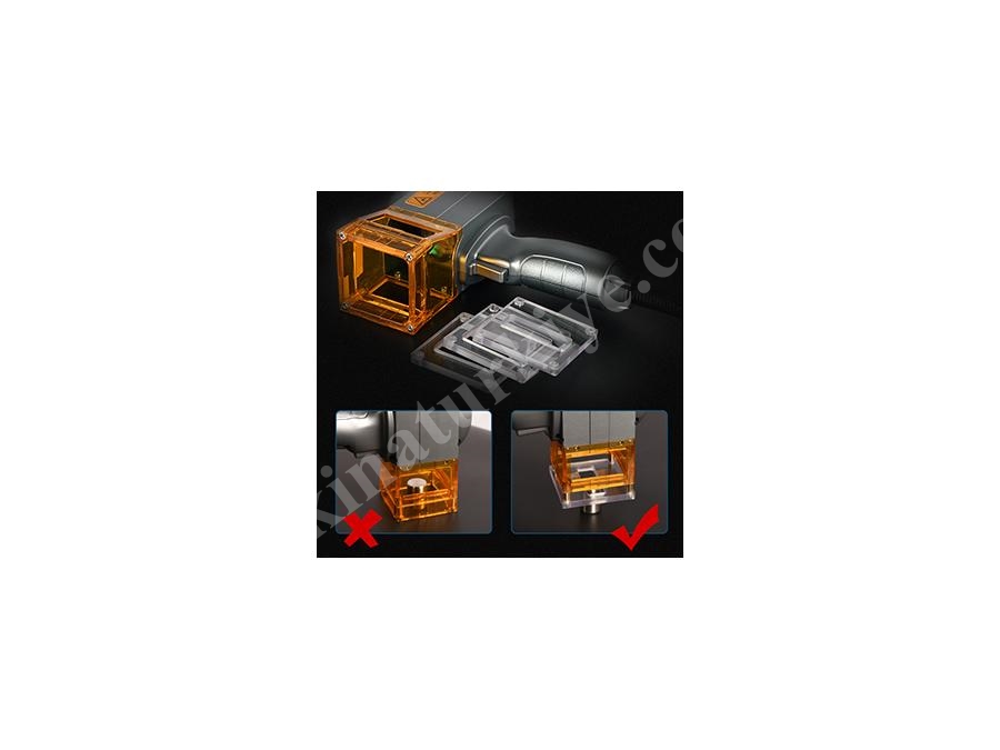 20 Watt Bataryalı 100x100mm  Mobil Fiber Lazer Markalama Makinası 