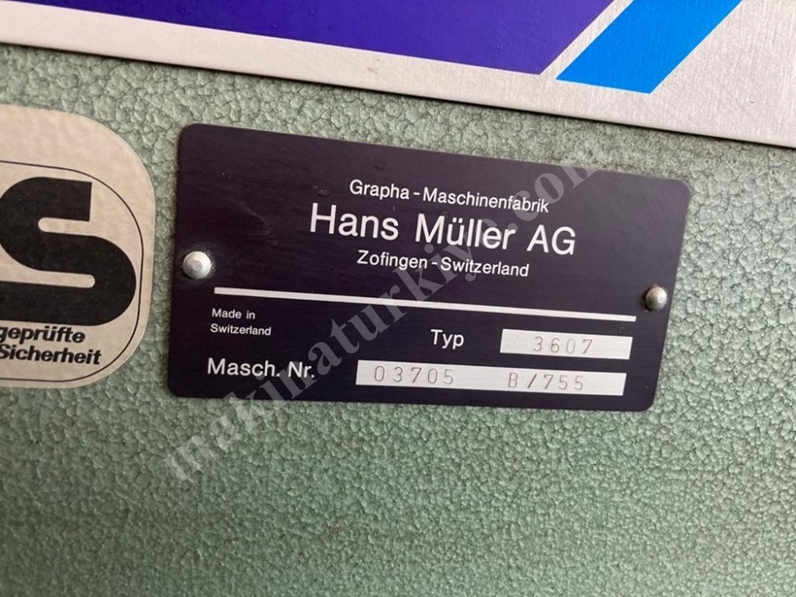Müller Martini 18 İstasyon Harman Kitap Takma Makinası