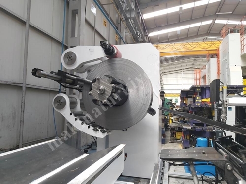 15 Ton 1600x1600 Çap Rulo Arabalı Rulo Saç Açıcı Sürücü Makinası