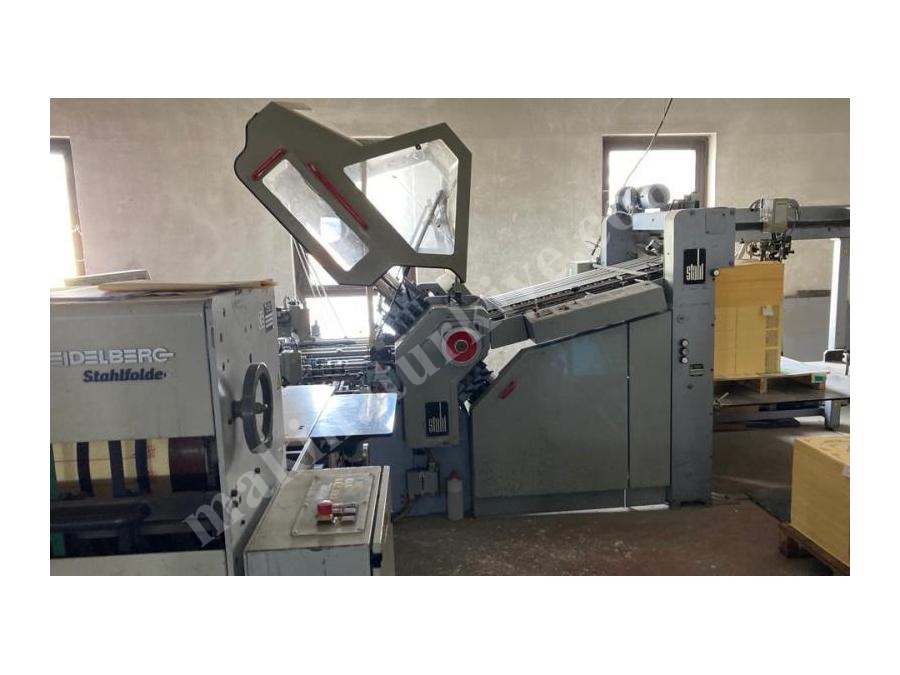 Heidelberg Stahl Folder  32 Sayfa Kırım Katlama Makinası