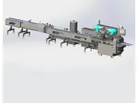 300-350 Packs / Minute Inline Feeding Horizontal Packaging Machine