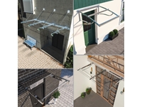 Stainless Steel Door Canopy System - 0