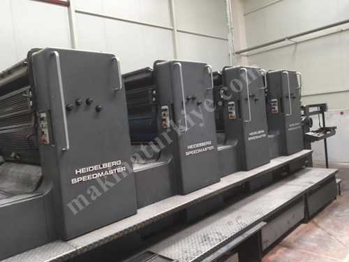 Heidelberg SM 102 FP 5 Renk Ofset Baskı Makinesi