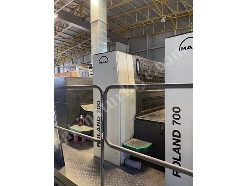 Roland 706 5 + Opsiyonel Lak Ofset Baskı Makinesi