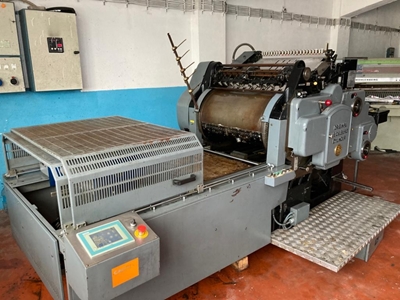 Heidelberg Feket Sıcak Yaldız Baskı Makinesi - 1