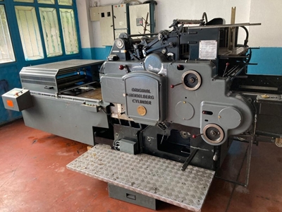 Heidelberg Feket Sıcak Yaldız Baskı Makinesi - 2