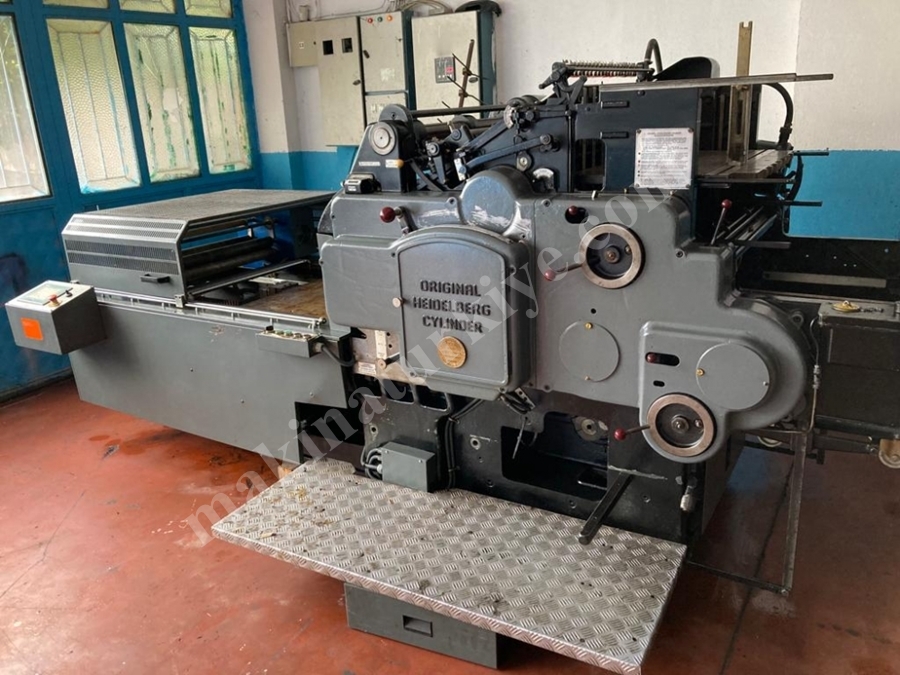 Heidelberg Feket Sıcak Yaldız Baskı Makinesi
