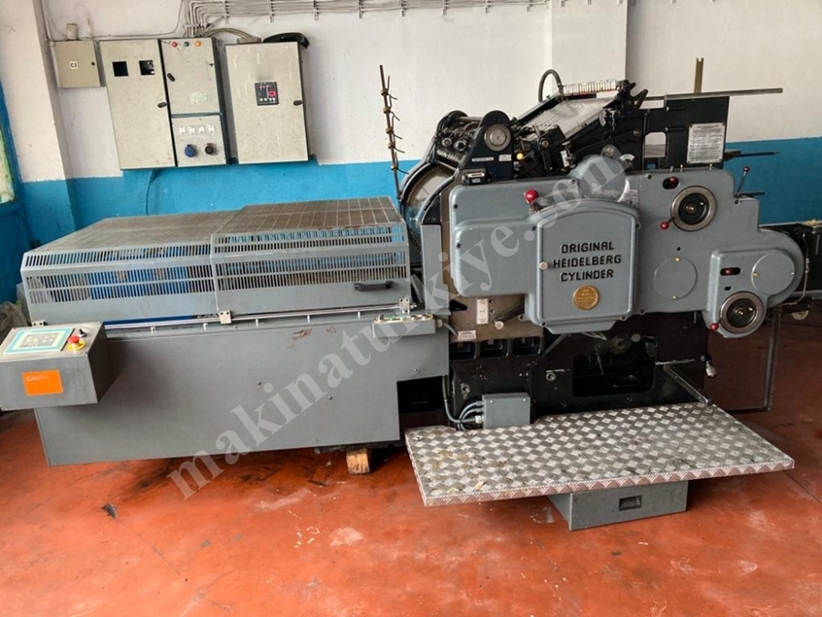 Heidelberg Feket Sıcak Yaldız Baskı Makinesi